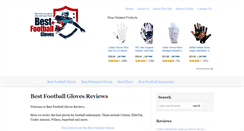 Desktop Screenshot of bestfootballgloves.net